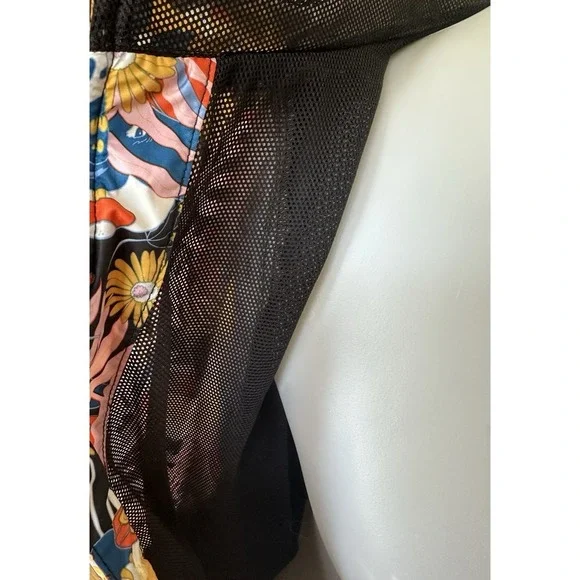 The North Face Women's Hydrenalite Floral Print Hooded Windbreaker Jacket L - Picture 12 of 14